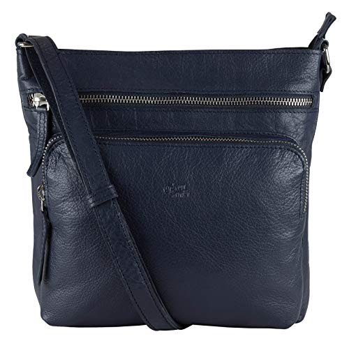 Image of Genuine Leather Crossbody Purse and Handbags - Crossover Bag Over the Shoulder Women | Genuine Leather