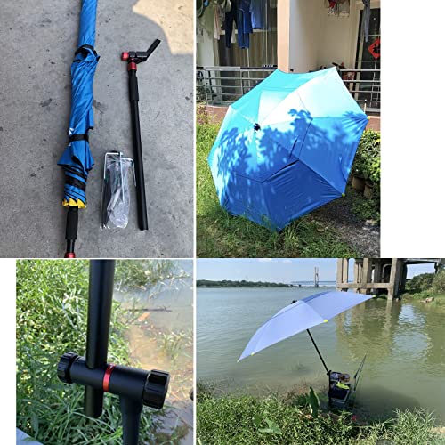 Sombrillas para exteriores a prueba de viento y lluvia con ajuste de sombra 4