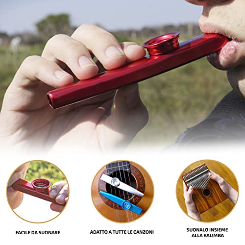 Qepnia Kalimba Professional 17 touches Instrument de musique en bois Portable pouce touche musique son doux Kazoo Kit… - Les Beatles, Paul McCartney, John Lennon, RIngo Starr, George Harrison Qepnia Kalimba Professional 17 touches Instrument de musique en bois Portable pouce touche musique son doux Kazoo Kit… – Image 7
