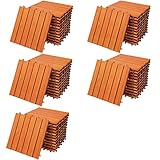 Dalles de terrasse bois d'eucalyptus certifié FSCŽ 5m˛ dalle 30x30cm systčme de clips ...