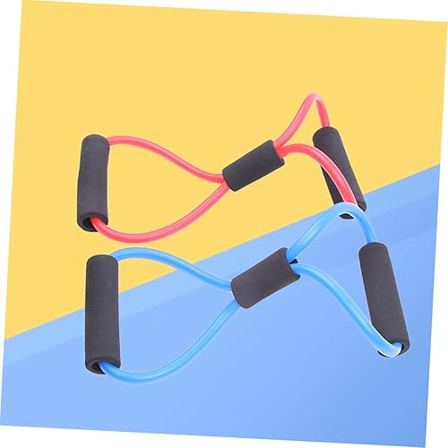 Miniatura 8 de Toddmomy Cuerdas de tensión, tubos de ejercicio, asas, bandas de resistencia, bandas elásticas para entrenamiento de brazos, color aleatorio