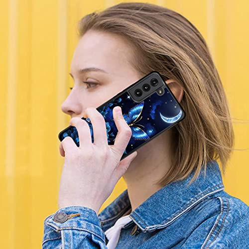 Vobber for Galaxy S23 Case,Slim Anti-Scratch Architecture TPU Shockproof Protective Case Cover for Samsung Galaxy S23 6.1" 2023,Butterfly Flower Moon - image 6