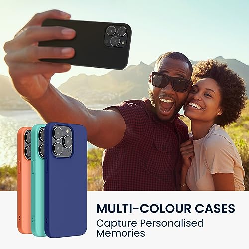 kwmobile Case compatible with iPhone 15 Pro Case - Soft Slim TPU Silicone Phone Cover - Black Matte - Image 3