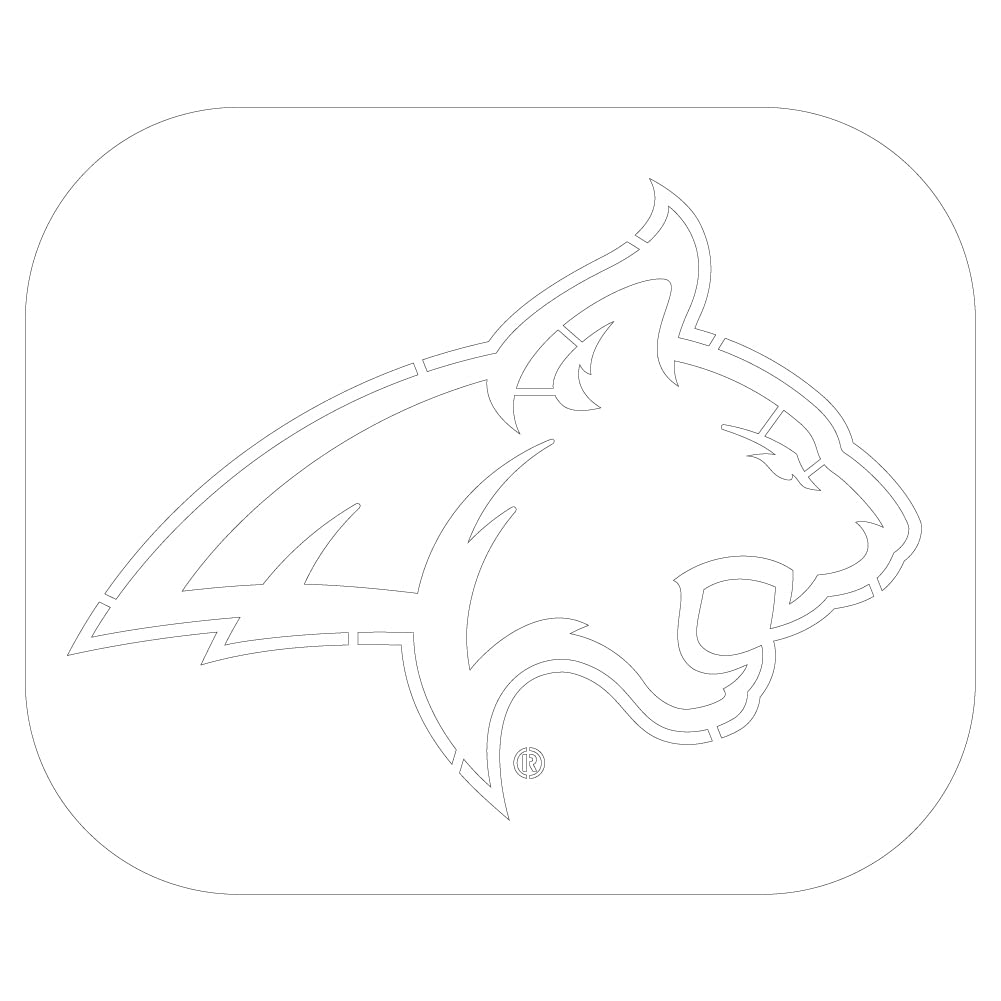 U-StencilMontana State Mascot Curbee Stencil