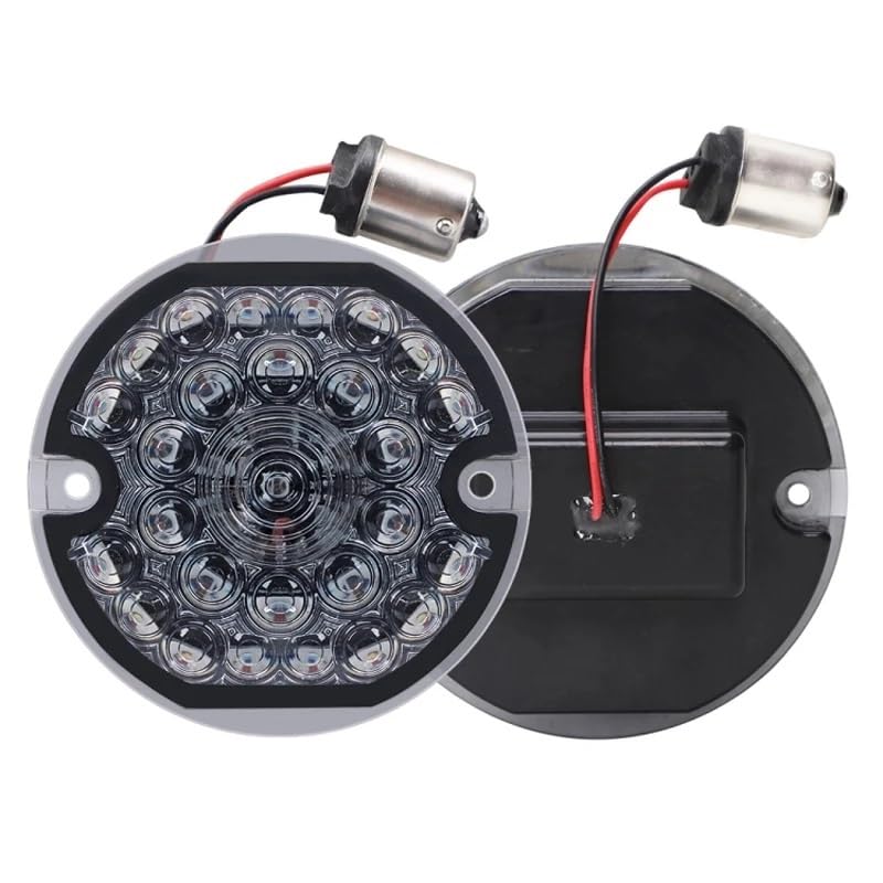 luz freno motocicleta Luz LED trasera de intermitentes para motocicleta, luz freno roja 1156 para Road King Cl&assic Para Ultra
