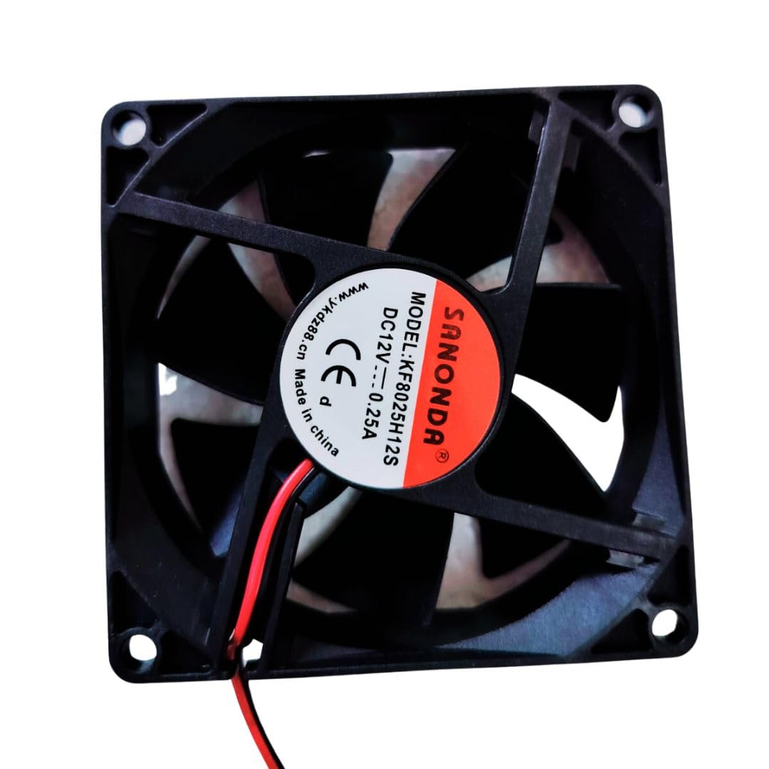 TM&W-DC Fan 12 volt 80 * 80 * 25 mm cooling fan (B0CJF4NK77) Amazon Price History, Amazon Price Tracker