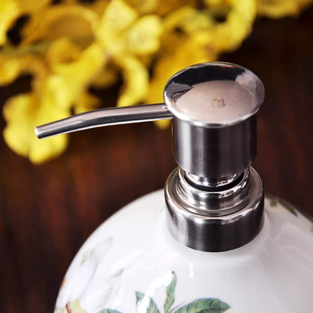 Dispenser manuale di sapone in ceramica contenitore bottiglia a mano pompa lozione shampoo liquido doccia controsoffitto bagno hotel cucina