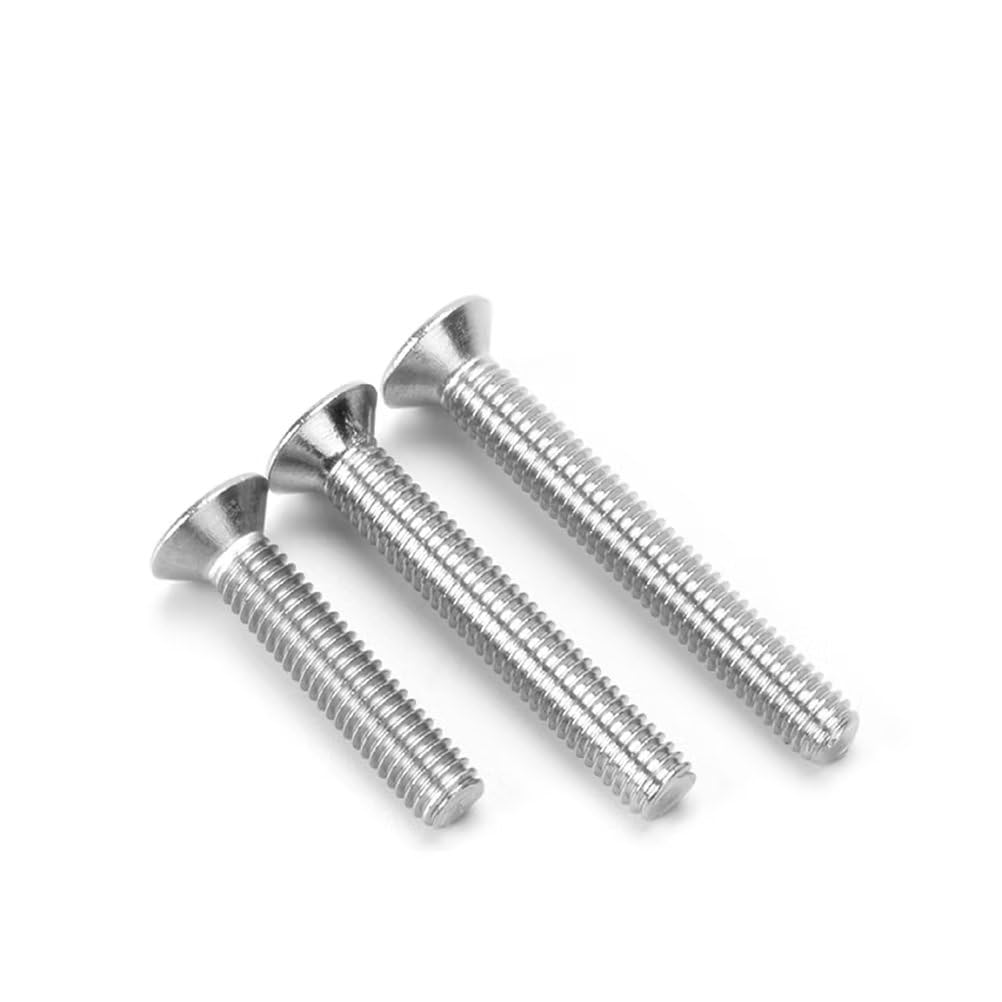 SYDARSYN Phillips Flat Head Machine Screws 304 Stainless Steel Cross Countersunk Screws Bolts M2.5x5mm (50 pcs) - Image 4