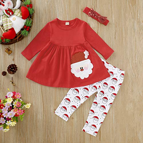 Image of Baby Girl Clothes Infant Toddler Clothes Fall Winter Outfit Clothing Set | Baby Girl Tops Pants Set, Long Sleeve Infant Clothes, Baby Girl Stuff, Toddler Stuff, Girls Clothing Set, Gift