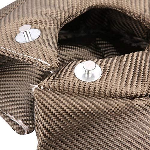 Munirater Titanium Turbo Heat Shield Blanket For T3 T25 T28 GT25 GT35 Turbochargers – Rock Fiber