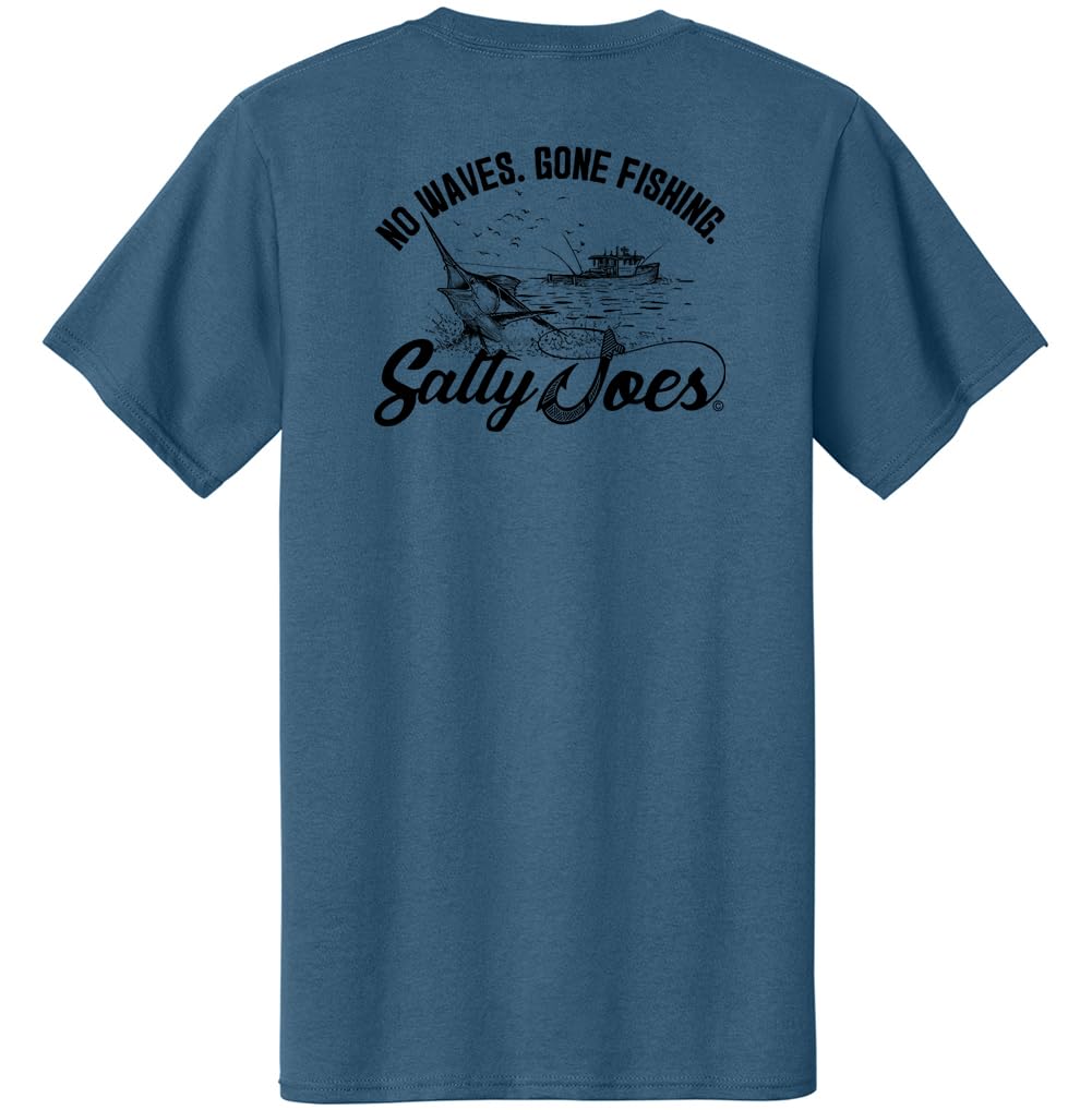 Men's Hooking a Marlin Heavy Cotton Tees