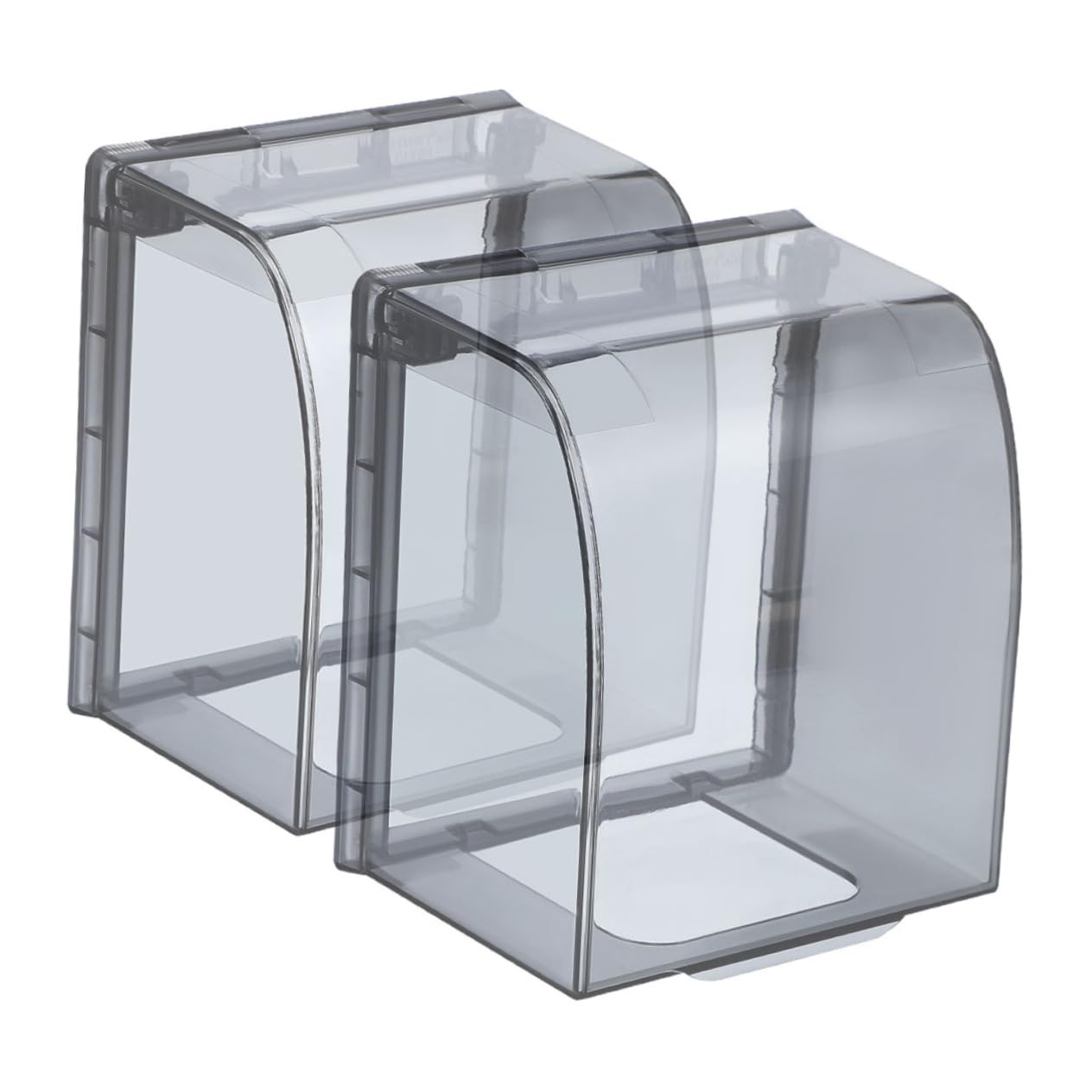 Tofficu 4 Set Copripresa Adesivo Per Esterni E Interni Protezione Elettrica Per Bagno Cucina E Ufficio Design Compatto E Resistente Spruzzi 2 Pezzi*4