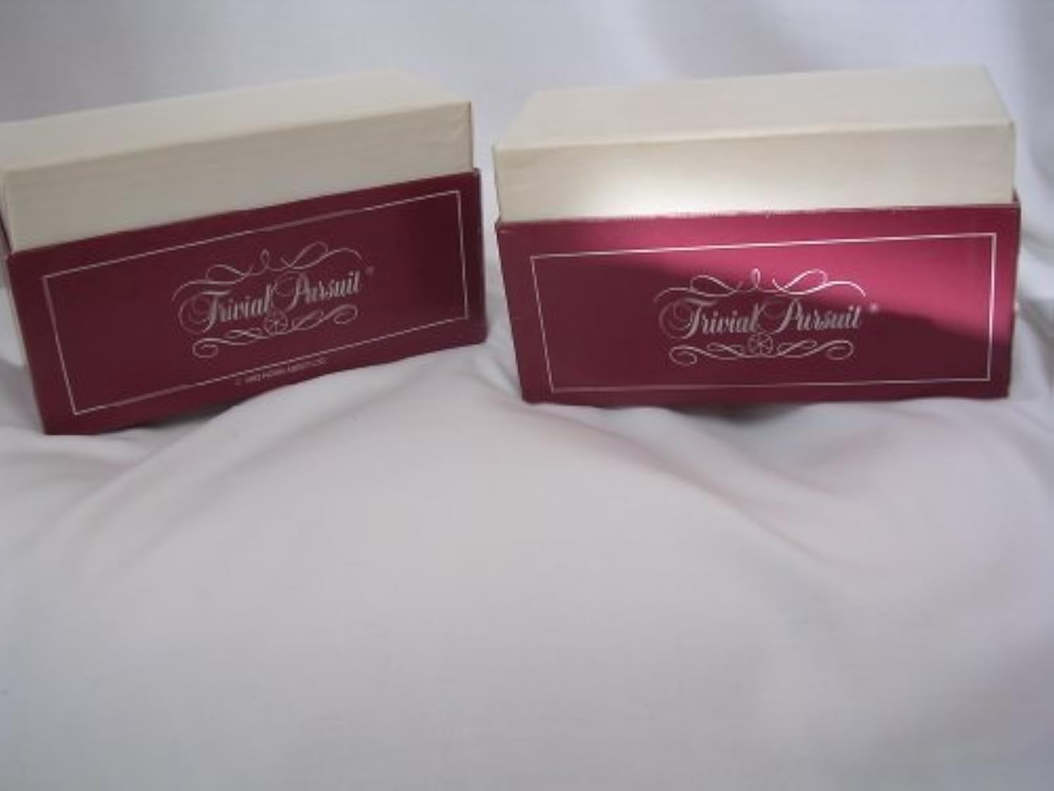 Trival PursuitBaby Boomer Subsidiary Card Set ; 1000 Question and Answer Cards and 2 Card Boxes for use with the Master Game by Horn Abbot