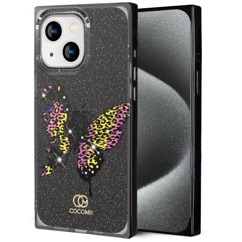 Image of COCOMII Rectangle for iPhone 15 Plus /14 Plus Case, Safari Butterfly