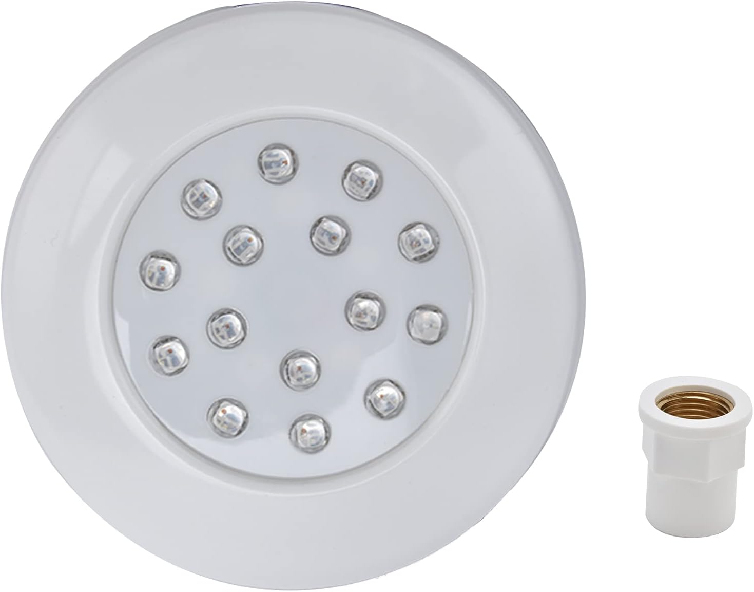 MXGZ LED Pool Light, 7W IP68 Waterproof Underwater Swimming Pool Lights RGB Full Glue Colorful Inground Pool Light Landscape Lamp for Pond Fountain Wall Decoration