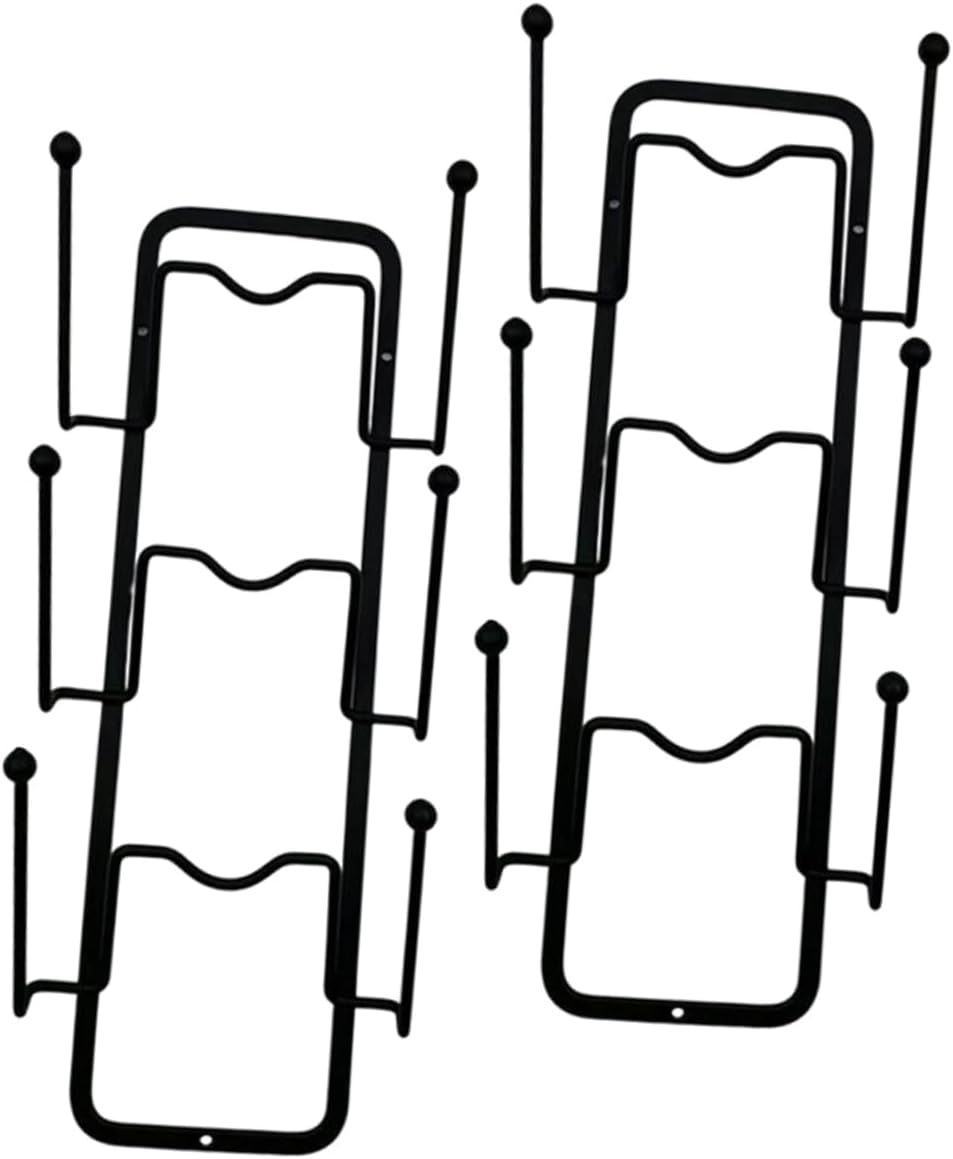 Cabilock 2pcs Punch Pot Lid Organizer Rack Kitchen Wall-mounted Storage for Pots and Pans Decorative and Space-saving Holder Multifunctional Design