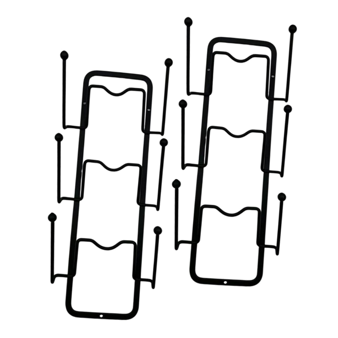 Cabilock 2pezzi Organizer per Coperchi di Pentole Portacoperchi Decorativo per Installazione Design Forma di U Protezione Contro Graffi Pratico per Casa