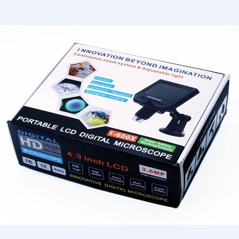Microscope électronique 600x portable 3.6 MP pour inspection de circuits - 5