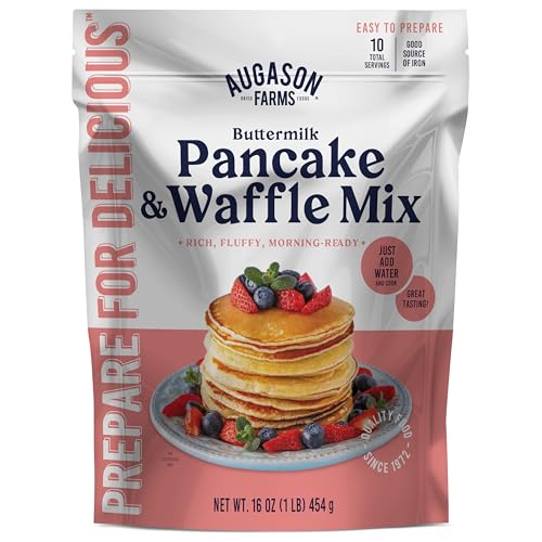 Augason Farms Buttermilk Pancake & Waffle Mix, 10 servings