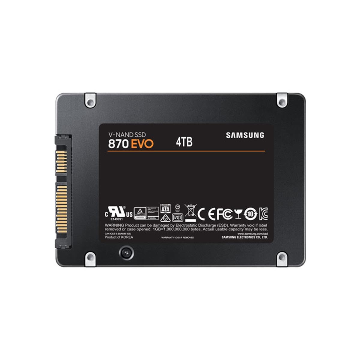 Amazon.com: Samsung 870 EVO 4TB, V-NAND, 2.5