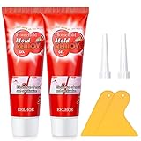 Mould Remover, Mold Magic Remove Gel, Professional Stain Remover - Quickly Eliminates Mold, Anti-mold Gel Suitable Against Dirt for Indoor and Outdoor (2PC)