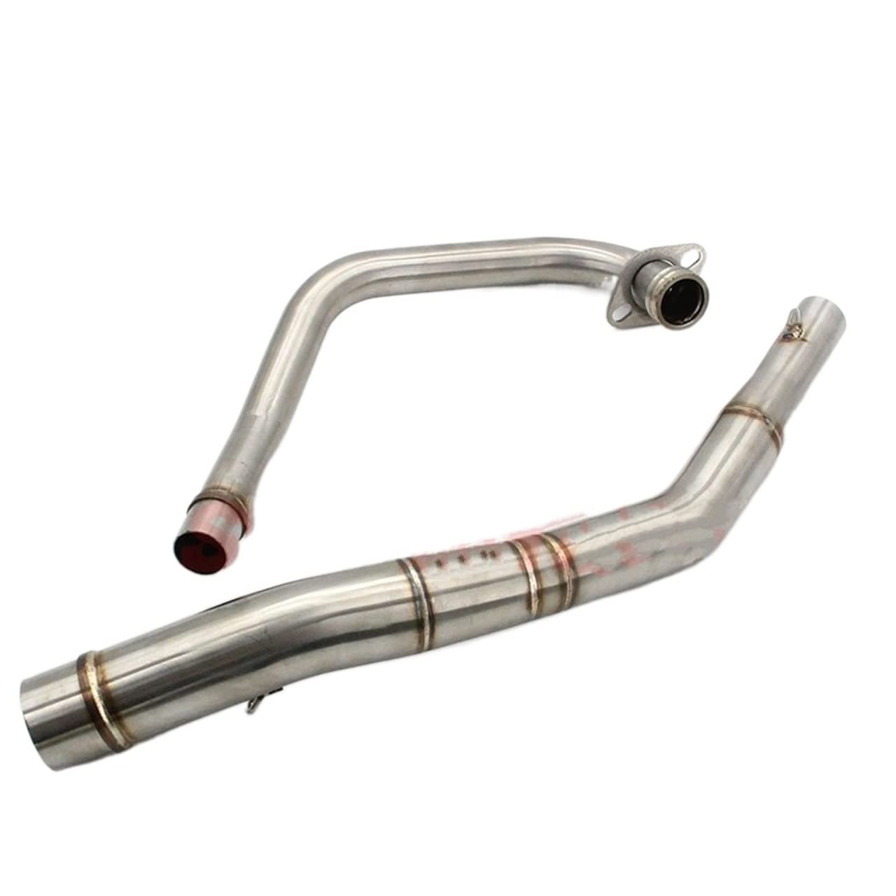 Auspuffendschalldämpfer Für Suzuki Für GSX150R Für GSXR150 Für GSXR 150 Vorderrohr Motorrad Auspuff Slip On ModifiedMotorcross Edelstahlrohr