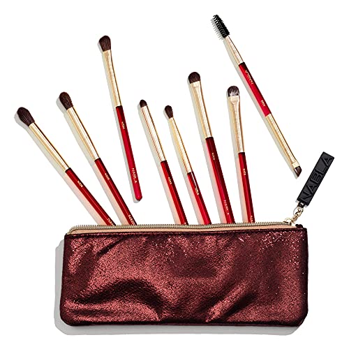 Nabla Ruby Complete Eye Brush Set - 200g, 8 Unità (Confezione da 1)