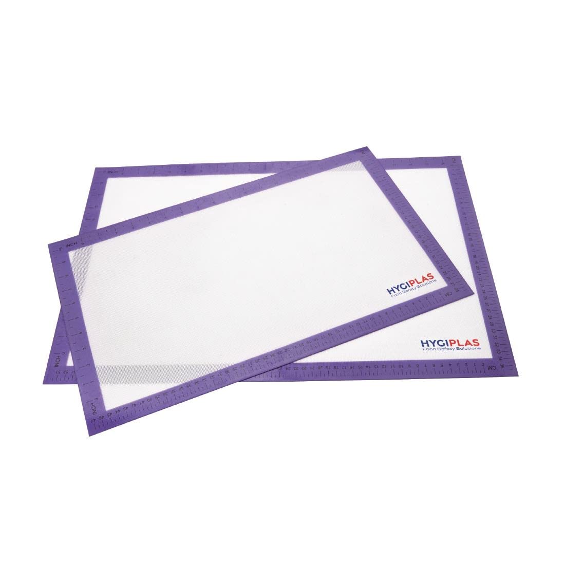 Hygiplas Allergene Silikon-Backmatte, antihaftbeschichtet, 520 x 315 mm, langlebig, leicht zu reinigen, ofenfest, hitzebeständig, wiederverwendbar, für Brot, Gebäck, Backen, Ofen, Backblech