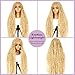 SUPERNOVA 36 Inches Full Lace Boho Box Braided Wig T274/614# Ombre Blonde Synthetic Braids Wig With Baby Hair Bohemian Long Highlight Square Knotless Braided Wigs For Black Women (36 Inch)