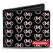 Produktbild Buckle-Down Herren Icon Monogram/Minnie Mouse Banner Zweifalten-Geldbörse, Mehrfarbig, Standard größe