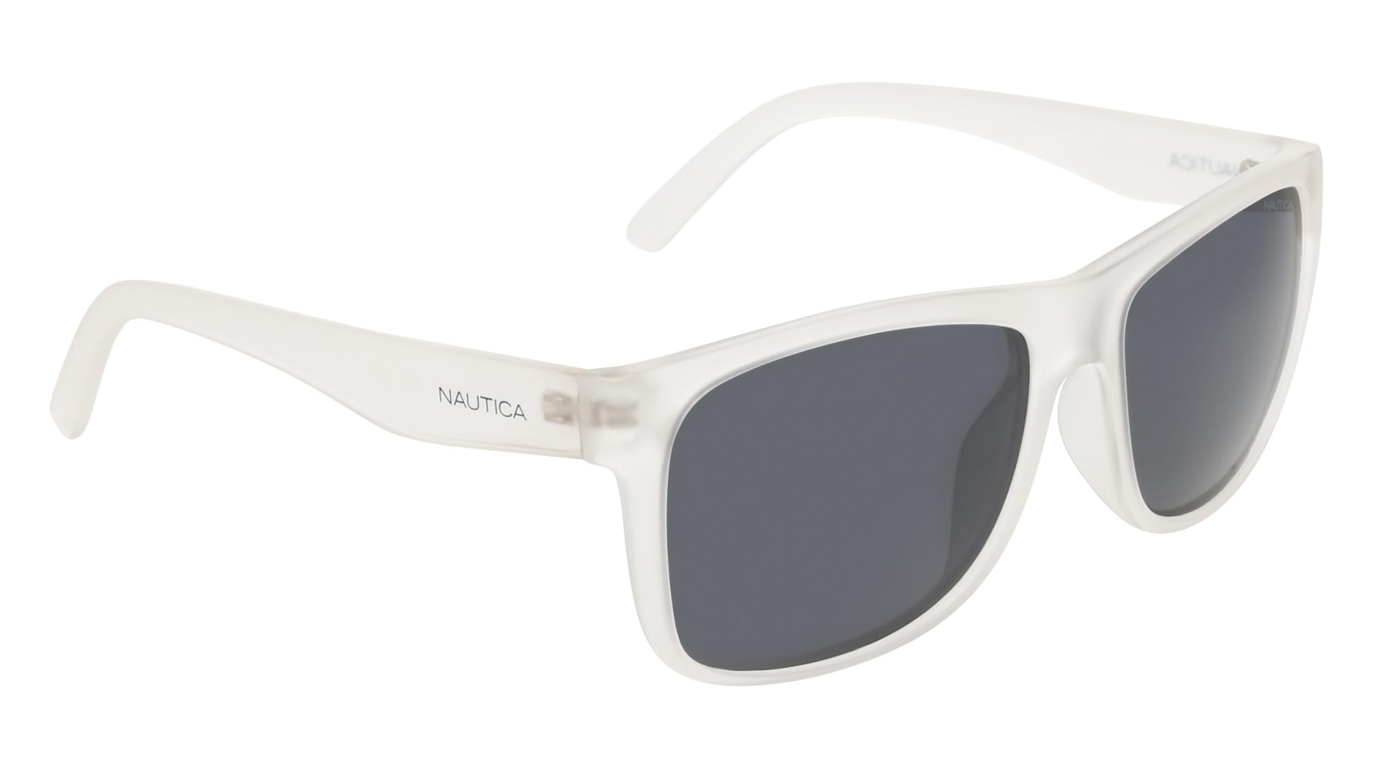 Nautica Men's Sunglasses N919SP - Matte Crystal with Polar Solid Blue Lens