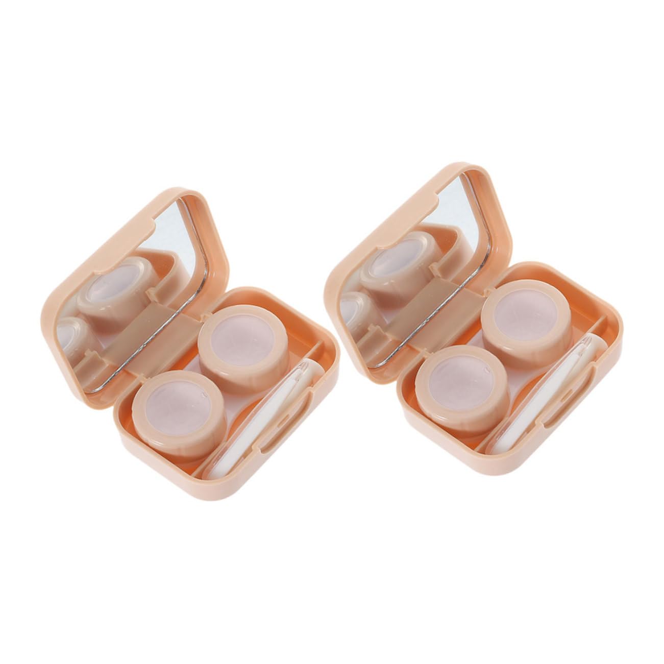 CALLARON 10 Set pratico organizer per lenti a contatto portatile piccolo scatola supporto per lenti Astuccio porta lenti tascabile porta lenti a contatto da viaggio