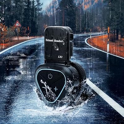 LX1 Bike Helmet Bluetooth Headset Clear Sound Automatic Call Noise Reduction 5.3 Stereo 350 mAh 24-Hour Playback time IP67 Waterproof Headphones Wireless Bluetooth Bike Helmet