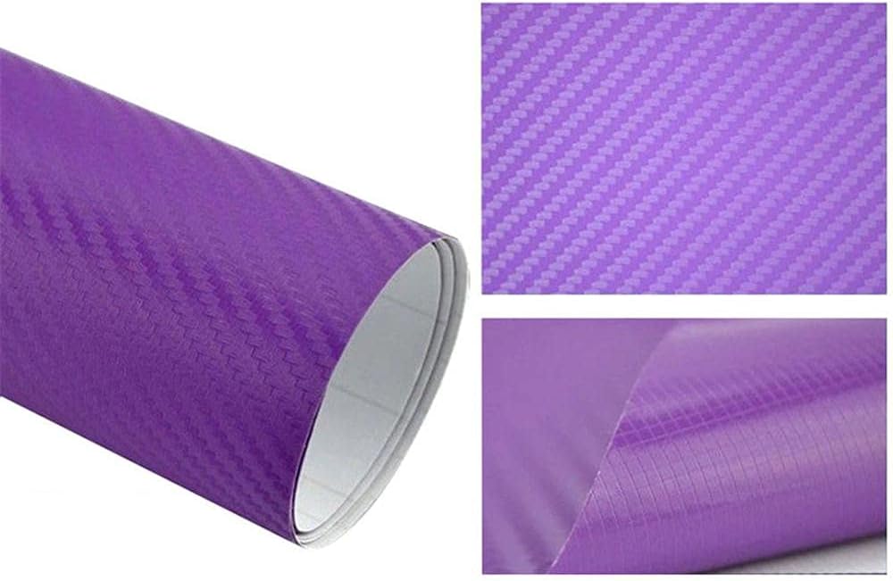 Amazon.co.jp 車の部品 152/127センチメートル × 10センチメートル20センチメートル3D炭素繊維ビニール車ラップシート