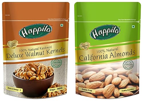 Happilo 100% Natural Premium Californian Almonds, Dried, 200G (B07SX2L9WC) Amazon Price History, Amazon Price Tracker