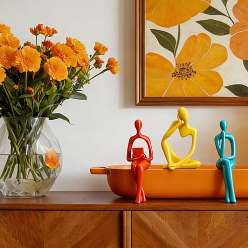 Set de 3 Figuras Decorativas Modernas de Pensador miniatura 5
