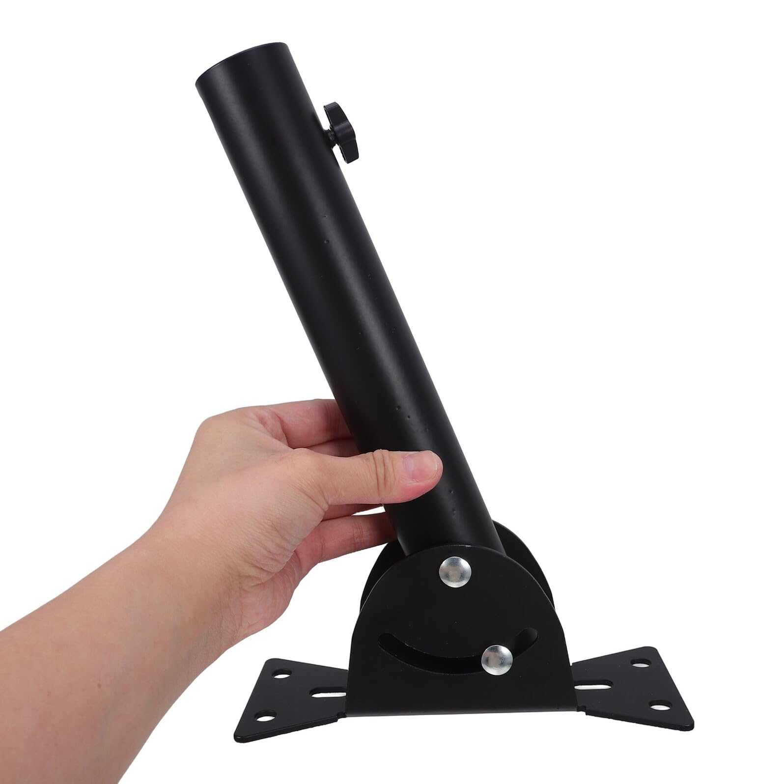 Heavy Duty Outdoor Wireless Bridge Antenna Wall Mount Bracket Weatherproof Steel Pole Mount with Adjustable Swivel for Tv And Network Bridge Antennas Compatibility for Home And