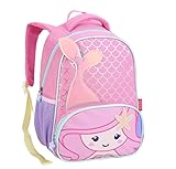 Mochila Infantil Escolar 3D Bichinho Sereia Tubarão Baleia Pinguim Pets Meninos Meninas Zoop