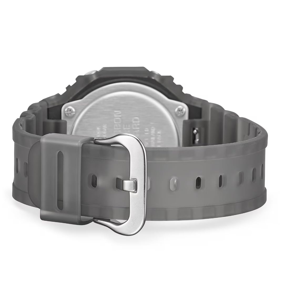 Casio G-Shock Smoke Light Analog-Digital Gray Resin Watch GA2100K-1A - 5