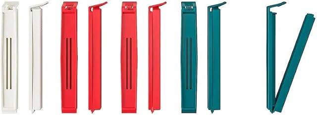 Ikea Reusable Colourful Sealing Clips, Multi, 10 Big