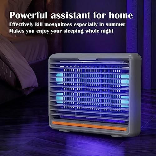 Image of Mosquito Killer Lamp for Home Electric Insect Fly Killer Machine for Kitchen Kids Bedroom Eco-Friendly Indoor Outdoor Mosquito Trap Stand for Home Bug Zapper (Grey)
