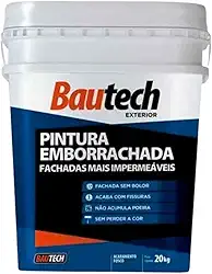 Tinta Emborrachada Impermeabilizante Branca 20kg Bautech