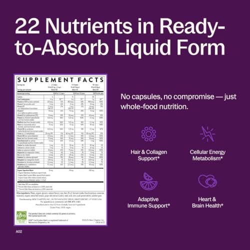 New Chapter Liquid Multivitamin, Orange Mango, 30 oz - image 3