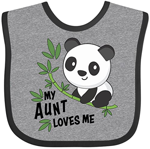 inktastic My Aunt Loves Me- Cute Panda Baby Bib