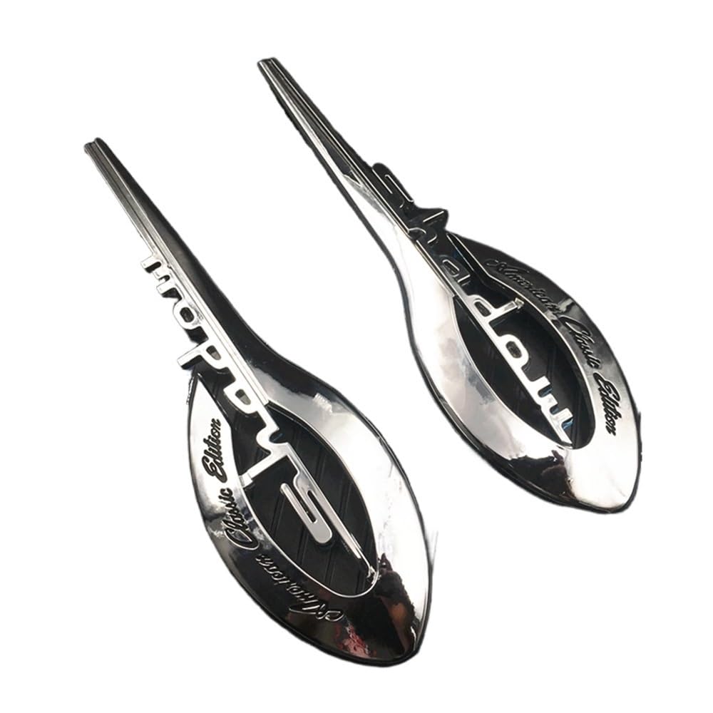 Adesivi Serbatoio 3D Per Honda Shadow VT/VTX | Emblema In ABS | Copri Graffi | Design 1:1 | Nero - Foto 2