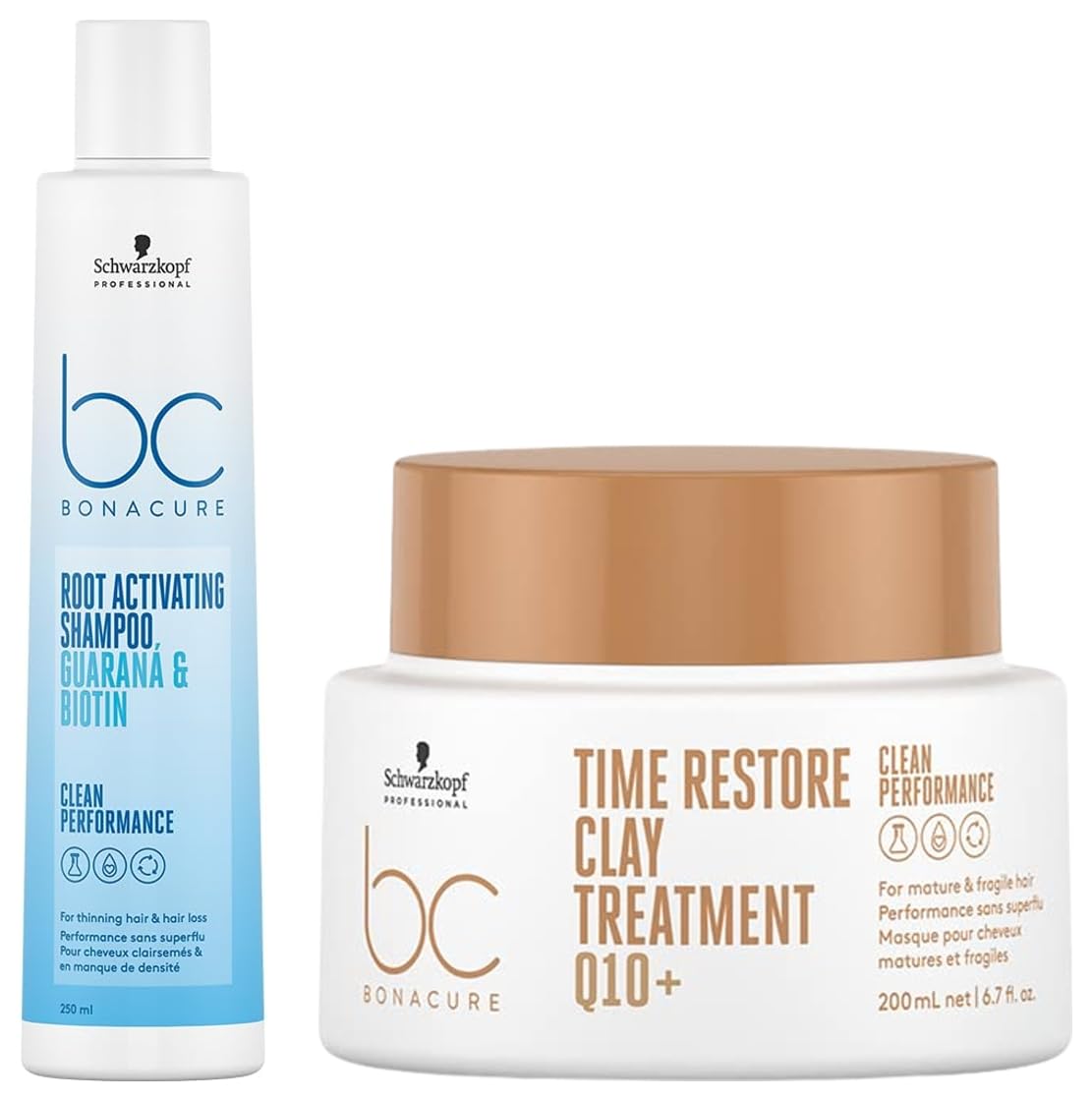 Bonacure Time Restore Treatment & Scalp Genesis Root Activating Shampoo