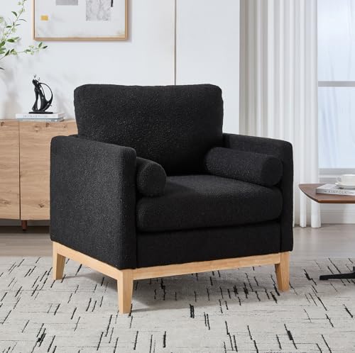 Sillón Moderno Plegable Negro miniatura 1