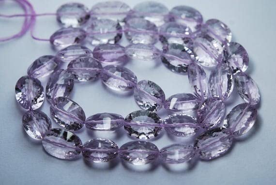 Améthyste rose en briolettes concaves ovales de qualité supérieure pour haute joaillerie