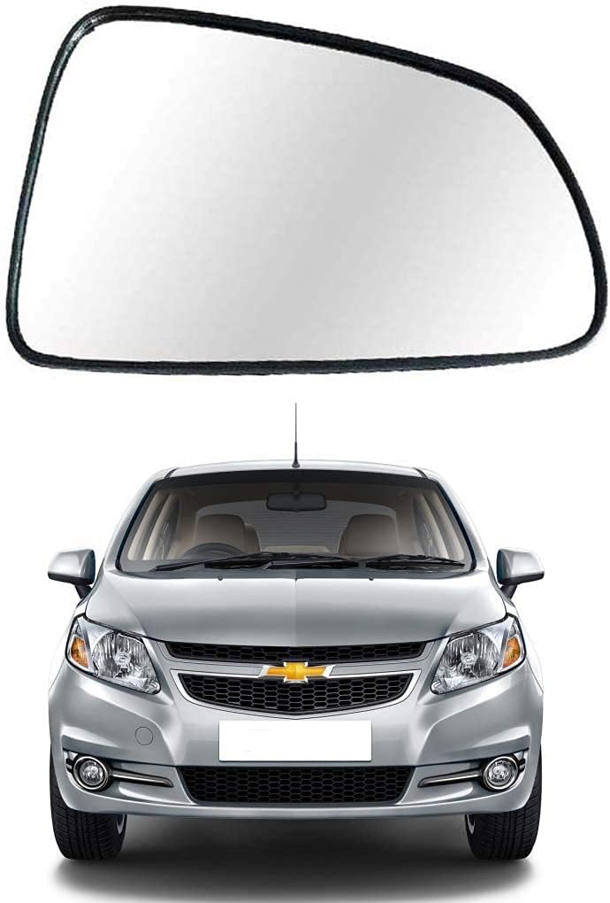 MACZO - Right Side Mirror Glass/Tukdi/Sub Mirror Plate/orvm Chevy Spark 2007-2017 Model