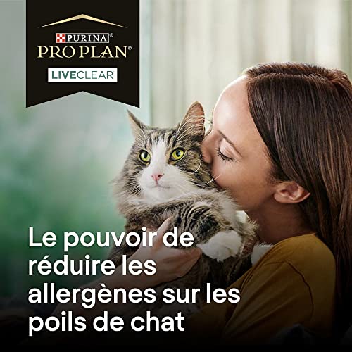 PURINA PRO PLAN - Liveclear - Chat Senior - Stérilisé - Croquettes Riches En Dinde - Réduit activement les allergènes présents dans les poils de chat - Sac - 2,8Kg – Image 4